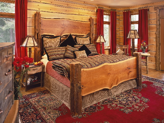 barn wood bed, custom rustic furniture, western
